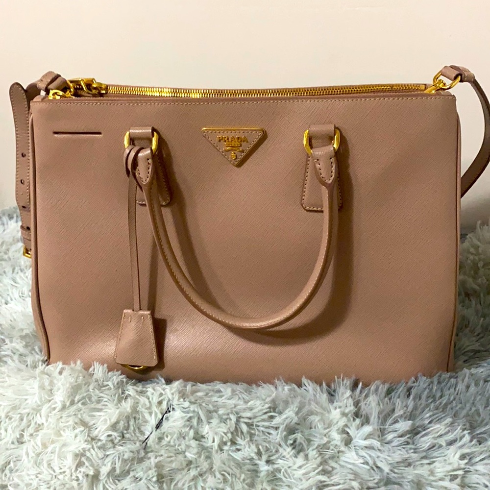 COPY - Authentic Prada Saffiano Lux Tote Double Zip